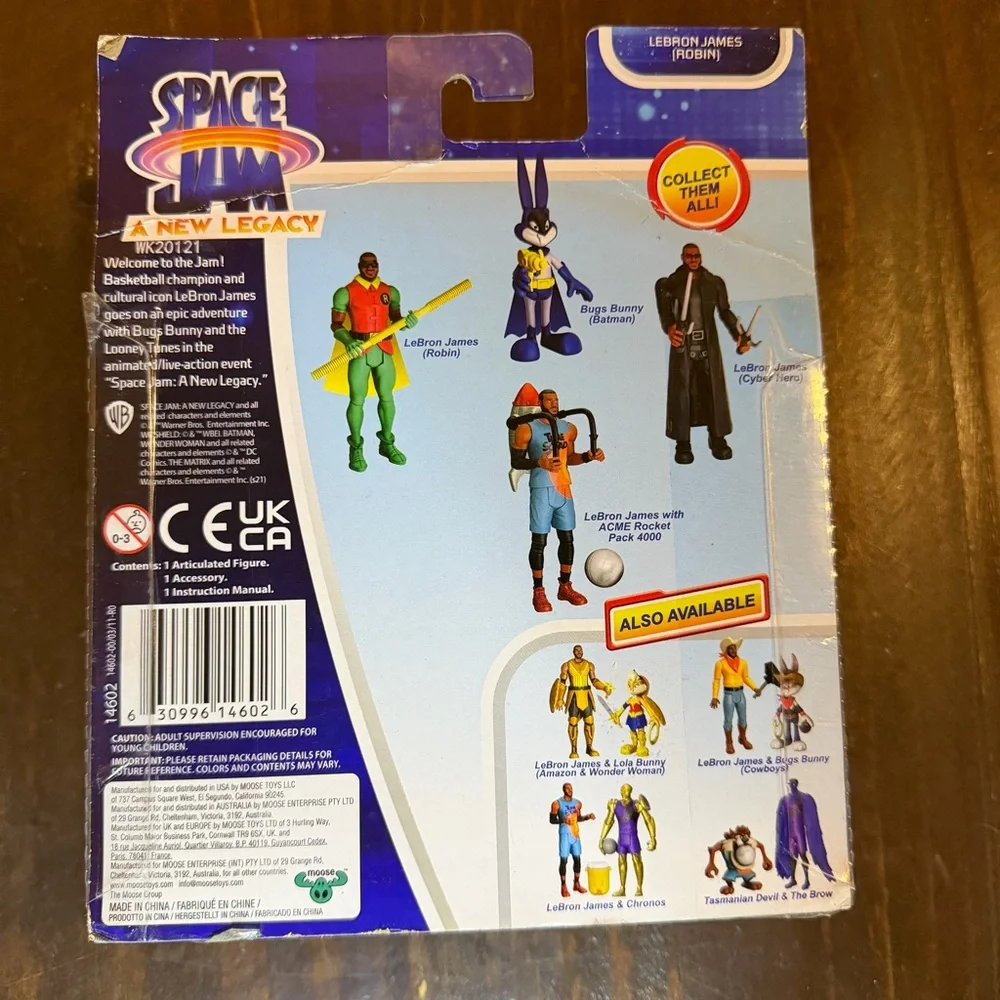 Space Jam: A New Legacy LeBron James (Robin)  Action Figure